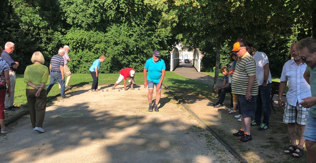 Traditioneller Boules-Treff des Städte-Partnerschaftsverein Schwieberdingen 2024