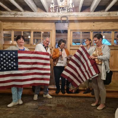 Abschiedsgeschenk Us Flagge